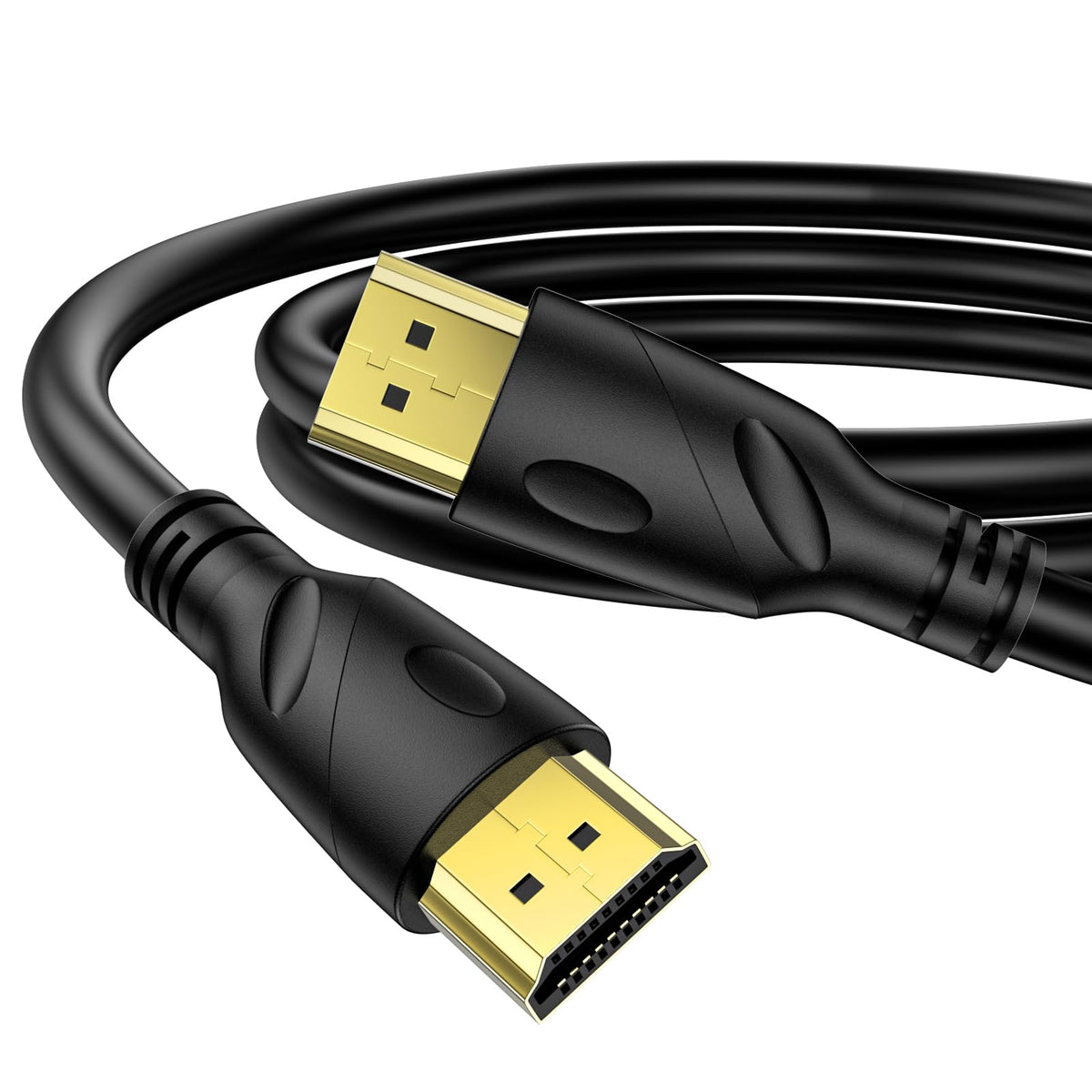 Jorenca 8K/4K HDMI Cable 6ft(HDMI 2.1,8k@60hz,48gbps&4k@120hz,18gbps)Ultra High Speed Gold Plated Connectors,Ethernet Audio Return,Video 8K4K,Full