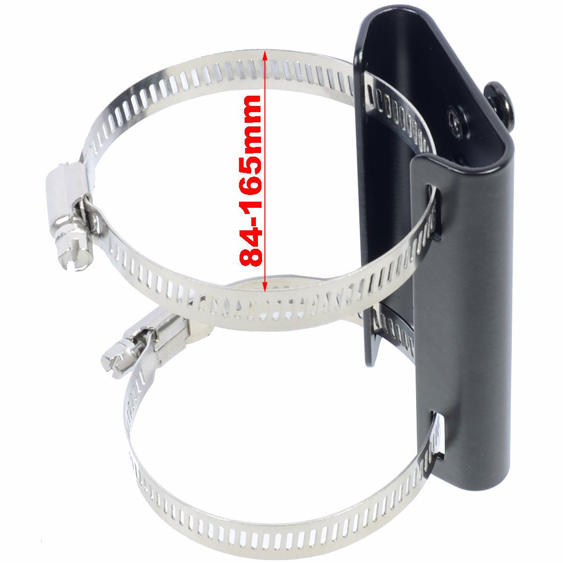 VideoSecu Pole Mount Clamp Bracket for CCTV Security Cameras, Adjustable Diameters 84mm-165mm, Loading Capacity 20 lbs