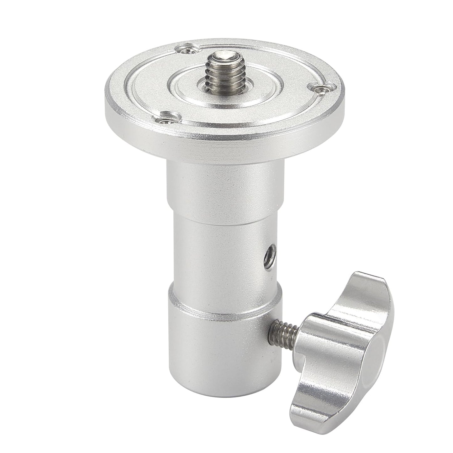 PHOCUS Baby Ball Head Adapter (5/8" Stud to 3/8" Thread), C Stand Camera Mount Adapter for Tripod Head on Photography Light Stand with Baby Pin or