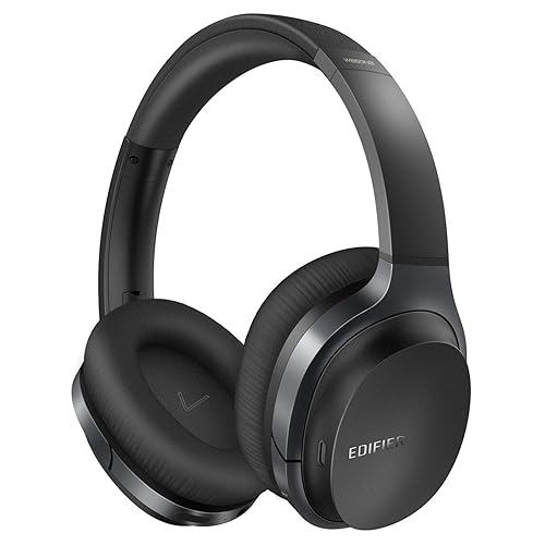 Edifier W860NB Wireless Active Noise Cancelling Headphones with Microphone Hybrid ANC Bluetooth Earphones with Touch Control for TV Computer…