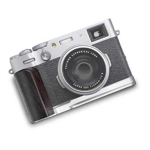 Iborrys L-Shaped Camera Handle ?Compatible with FUJIFILM X100VI Camera ?Precious Vintage Solid Wood Camera Grip | Handcrafted by Experienced Artisans