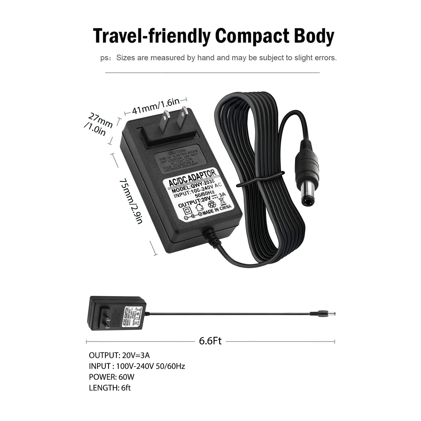 20v Charger Adapter Replacement for Sony SRS-XG500 SRSXG500 x-Series Party Speaker, Bose Solo 5 TV Sound System Speaker 418775 732522-1110 7325221110…