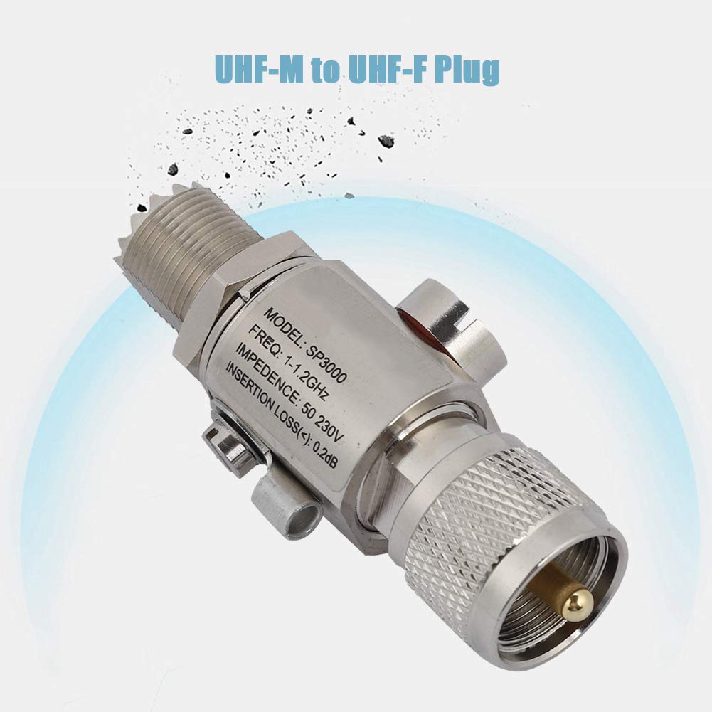 Antenna Arrester UHF-M to UHF-F 1-1.2GHz Arrestor All Band Protector