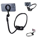 Hosann Century Cell Phone Stand,Magnetic Neck Phone Holder, Flexible Gooseneck 360° Rotation Adjustable Phone Holder Universal Multi-Functional Phone