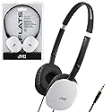 JVC Flats On-Ear Wired Headphones - Flat Foldable Design - 30mm Driver for Powerful Sound - Soft Ear-Pads for Comfort - Steel Headband - Lightweight…