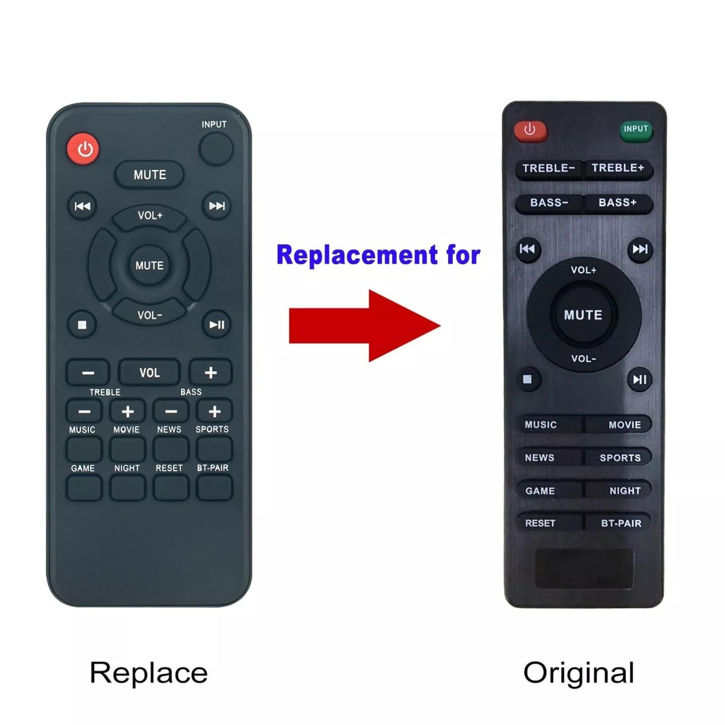 NTQinParts Replacement Remote Control Controller for Nakamichi Tower Speaker Home Theater System