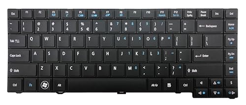 New Laptop Keyboard US Layout Black Color Replacement for Acer TravelMate P243-M P243-MG P633-M P633-V Part Numbers: KB.I140A.350 NSK-AY1PW 9ZN6HPW11D