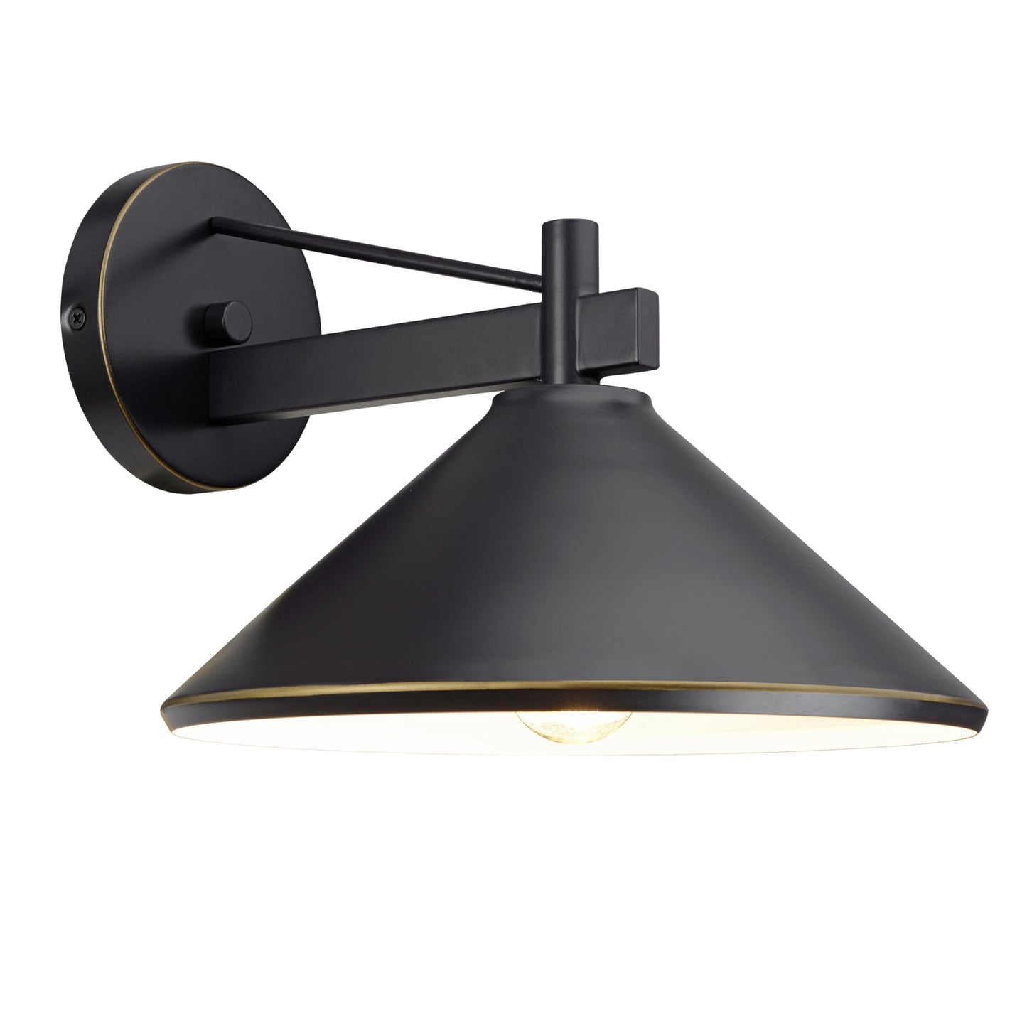 Aspen Creative 64001-05-1, Vanity Wall Light Fixture, 10-3/8" Wide, Transitional Design in Oil Rubbed Bronze