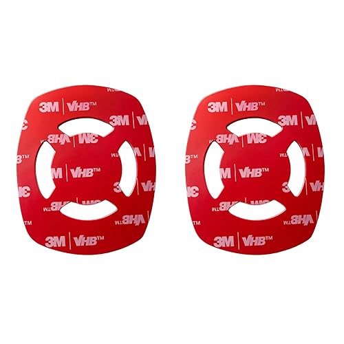 Replacement Adhesive Compatible with Quad Lock, Double-Sided Stickers (v3(2pack))