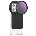 NEEWER 6.9" Magnetic Phone Lens Filter Mount Adapter Backplate Accessories with 67mm Variable Neutral Density Filter (ND 2-32) Compatible with MagSafe