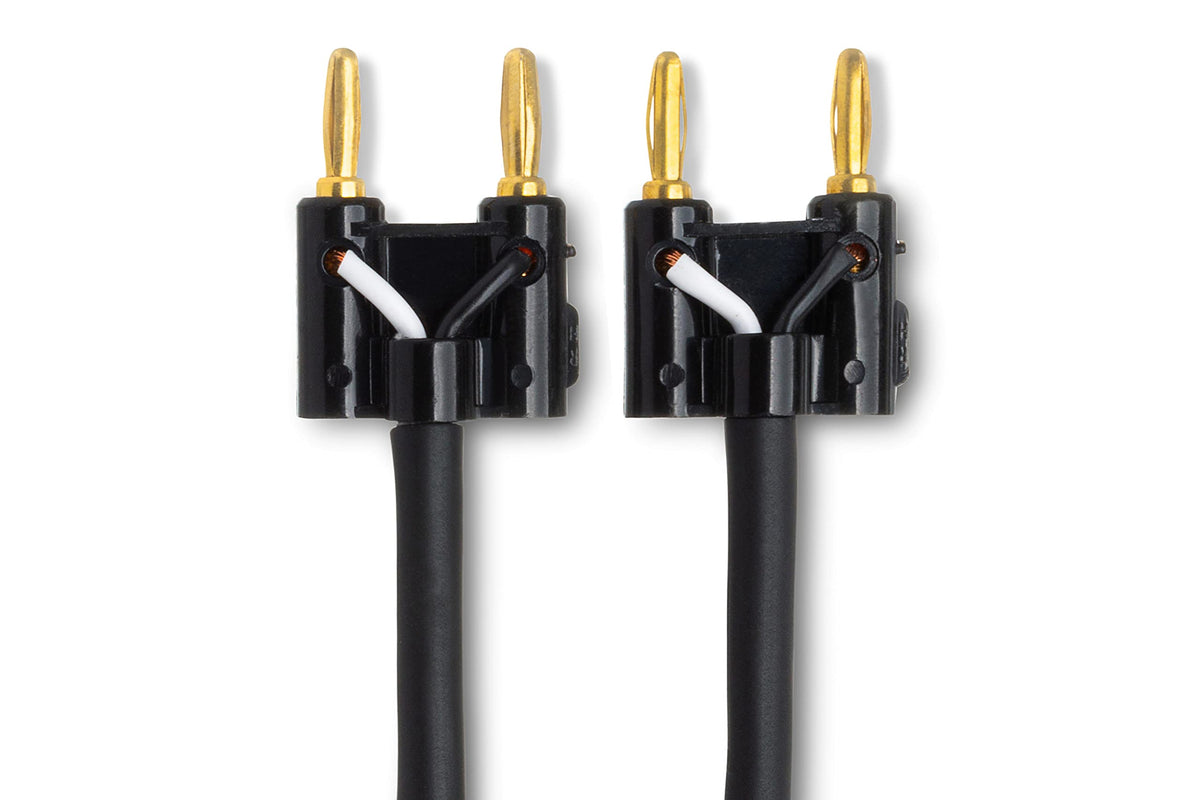 Hosa SKJ-675BB Dual Banana to Dual Banana Speaker Cable, 75 Feet