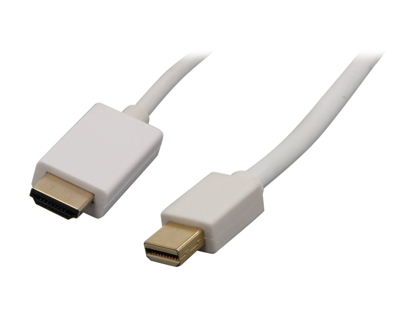 Nippon Labs MINIDP-HDMI-10 10-Feet Mini Display Port Male to HDMI Male 32 AWG Cable, White
