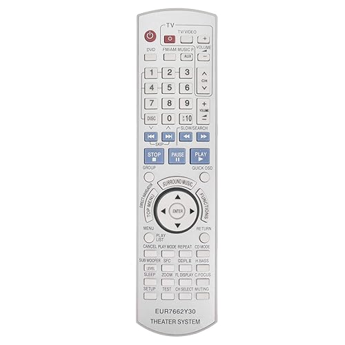 New Replace Remote Control EUR7662Y30 fit for Panasonic Home Theater System SA-HT740 SA-HT743 SC-HT740 SC-HT743