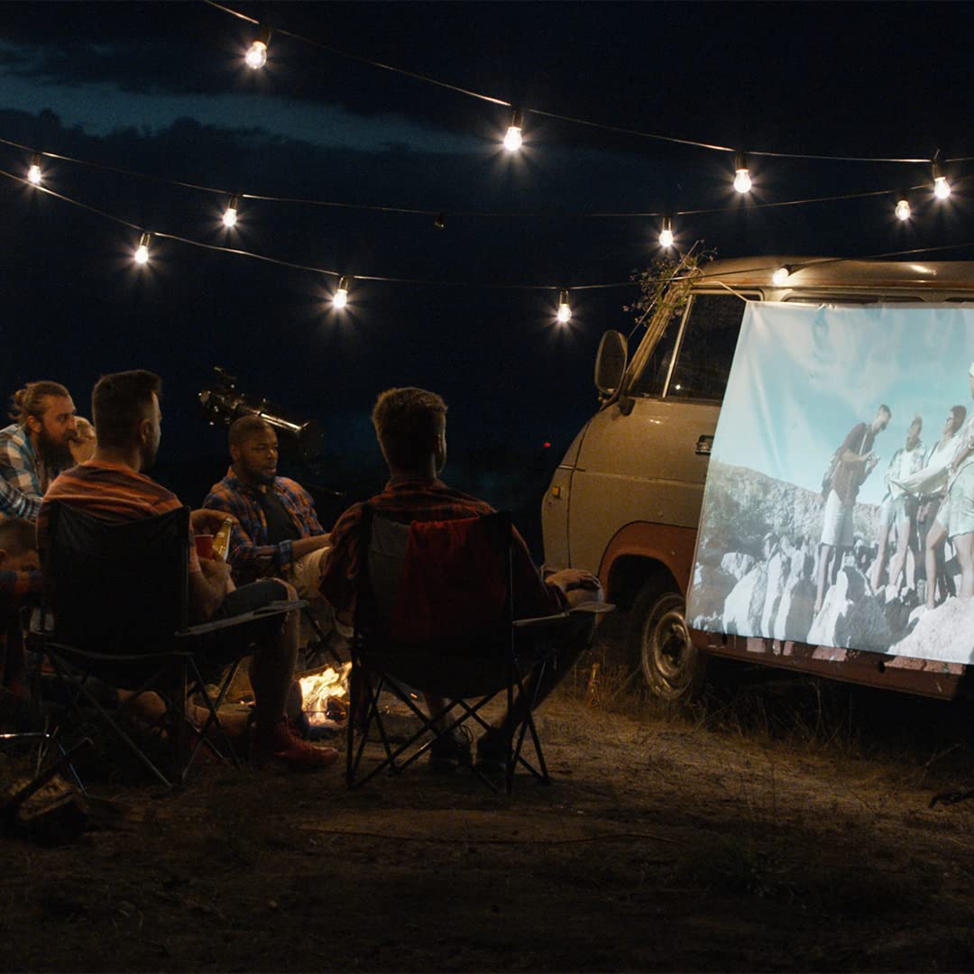 Core Innovations HD Portable LCD Home Theater Projector with Rechargeable Battery