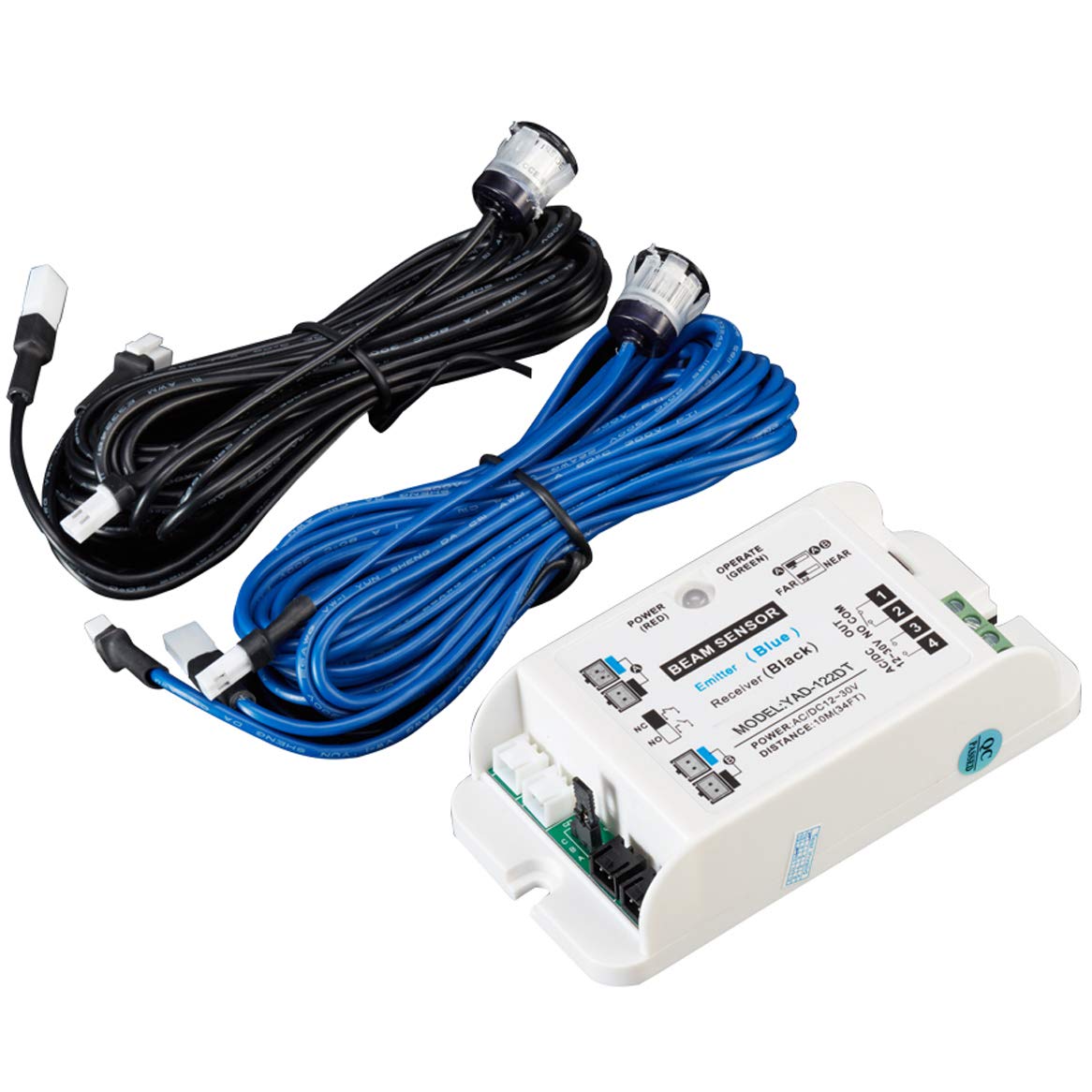 UHPPOTE Safety Double Photoelectric Beam Sensor Detector for Auto-Door Control System