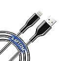 Arkidyn Chew Proof iPhone Charging Cable 6.6FT - MFi Certified Metal Lightning Cable, Metal Cat & Dog Chew-Proof iPhone Charging Cord with 3A Fast…