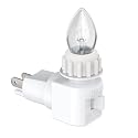 TWDRTDD Night Light Plug in Base, 360° Rotatable Waterpfoof Nightlight with On/Off Switch for Himalayan Salt Wall Lamp,Wall Light (White)