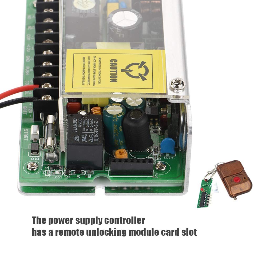 AC110V-240V Input, 12V/5A Electricity Supply for Door Entry Access Control System Switch Electricity Supply Remote Lock Replacement