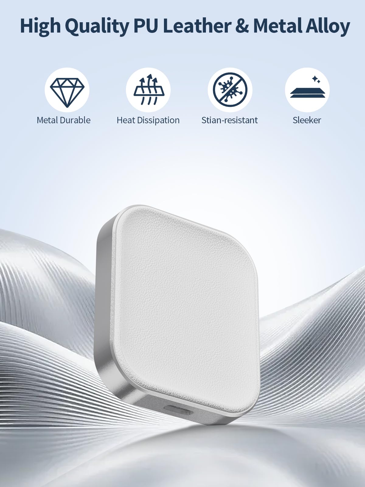 AirPods Pro Charger, Wireless Charging Station for AirPods Pro 3/ Pro 2/Pro, Wireless Charger for Airpods 4 (with Active Noise Cancellation)/ 3rd