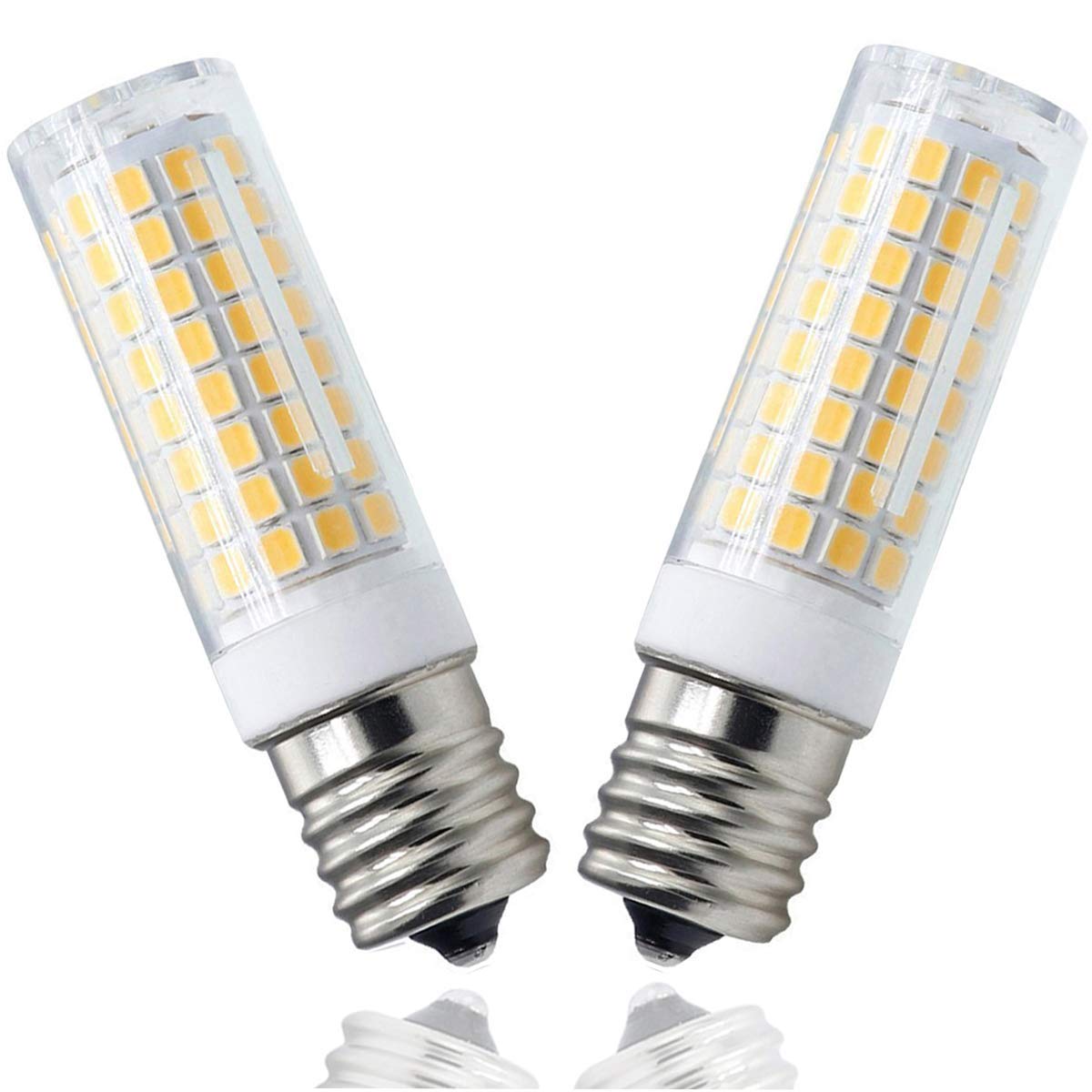 E17 LED Bulb,Dimmable 8W,80W Halogen Bulb Equivalent?800Lm, AC120V,E17 Bulb Warm White 3000k, for Over Counter Microwave Ovens (Pack of 2)