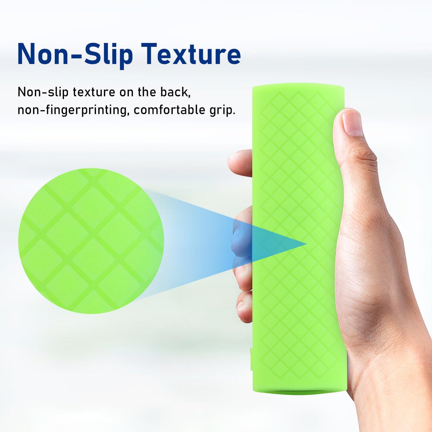 LEFXMOPHY Cover for Apple TV Universal Remote Cover Silicone Green Protector Glow in Dark