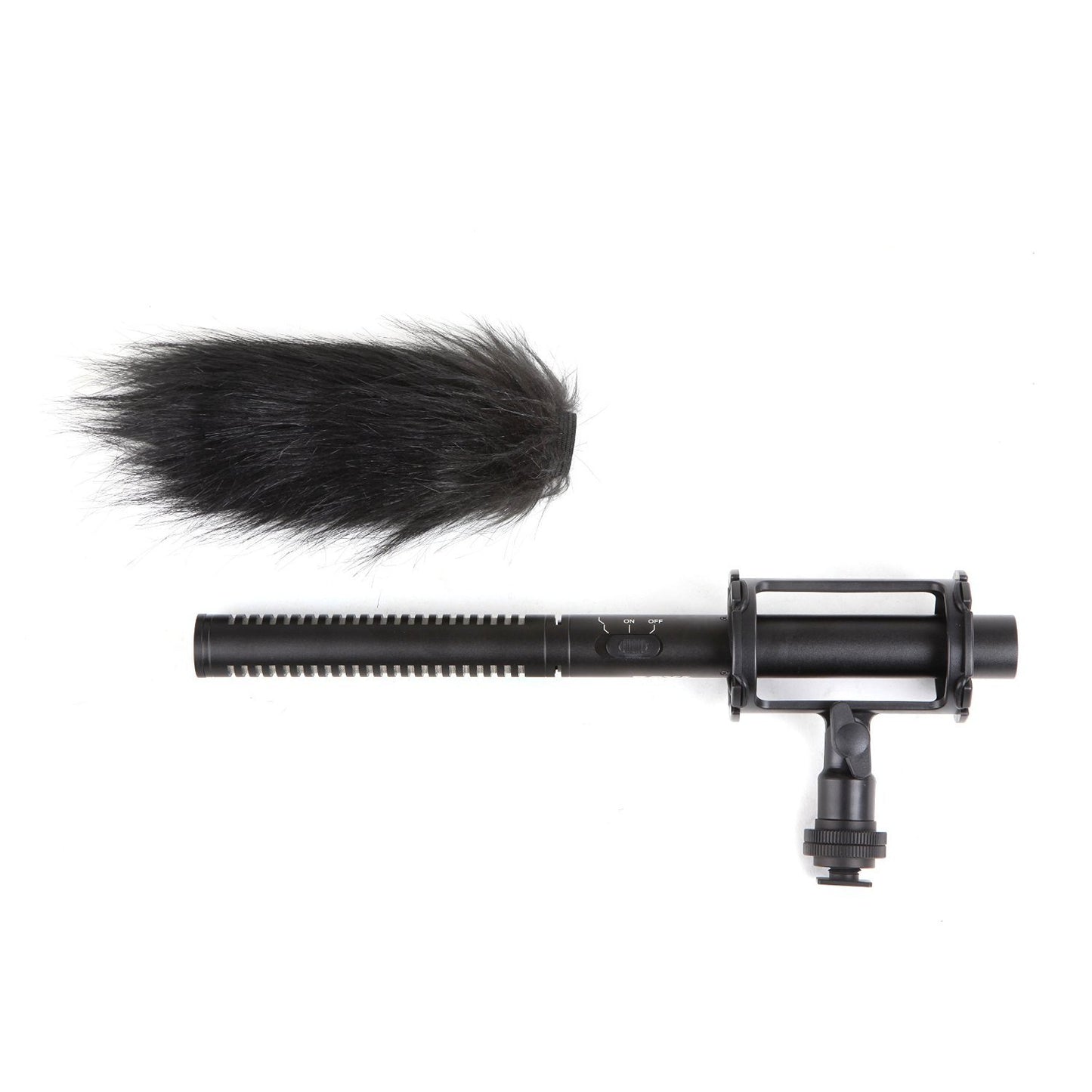 Movo WS4 Furry Outdoor Microphone Windscreen Muff 5" X 25mm (L x D) Shotgun Mic Windscreen for the Audio-Technica, Takstar, and Similar Mics
