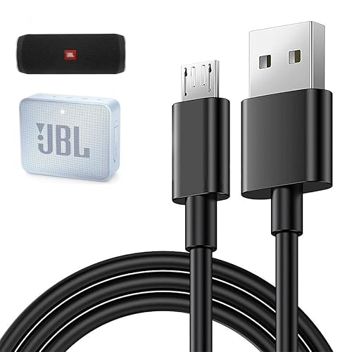 5Ft(60in) Micro USB Charger Cable for JBL Flip 4, Flip 3 ,Flip 2, JBL Charge 2+, Charge 3, JBL Pulse 2, Pulse 3, JBL Clip, Clip Plus, JBL Xtreme, JBL