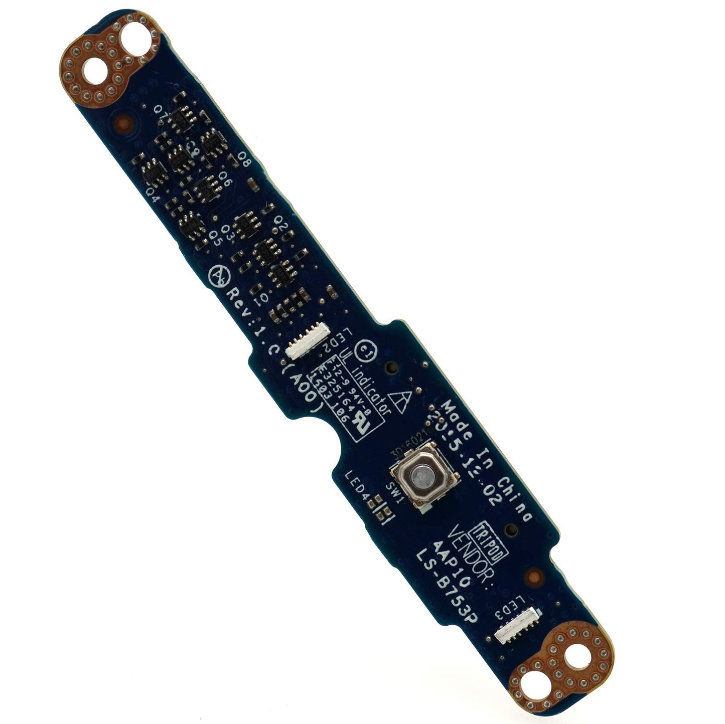 Deal4GO ON OFF Power Button Board 25TYP 025TYP LS-B753P Replacement for Dell Alienware 15 R1 R2 R3 17 R2 R3