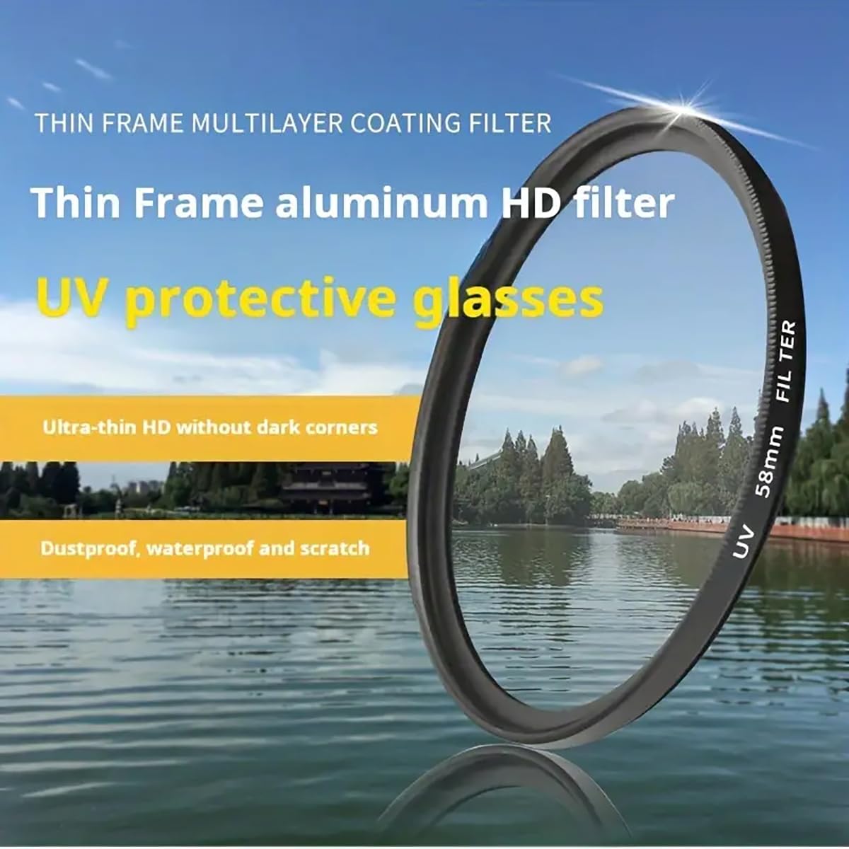 49mm UV Filter for Canon EF 50mm f/1.8 STM Lens