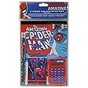 Spiderman Calculator School Supplies Set - 7 Piece Bundle for Back to School