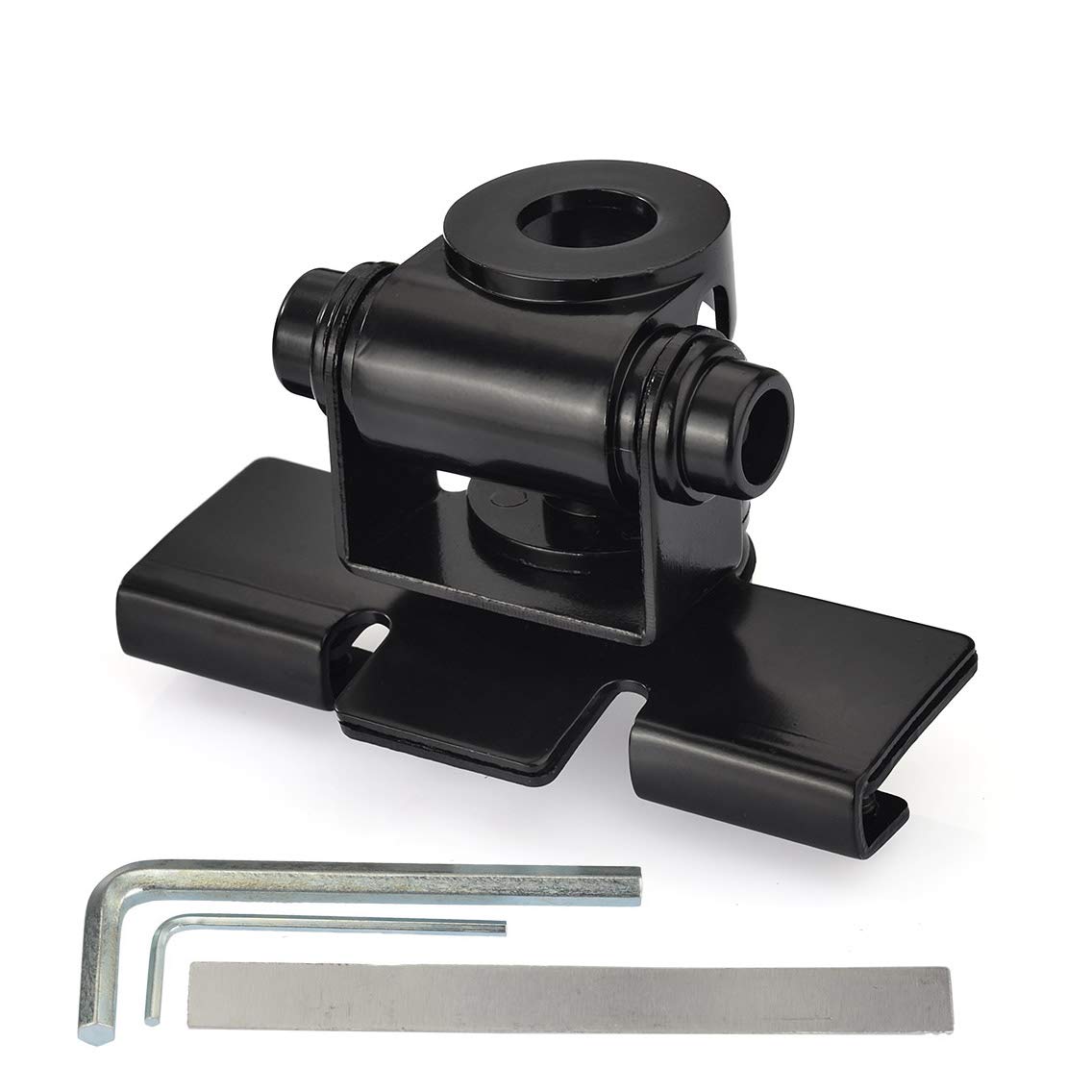 Bingfu Vehicle CB Mobile Radio Antenna Mounting Through Hole Fix Bracket 16mm Hole Lip Mount for Car Truck Ham Amateur Radio Antenna UHF SO239 Female