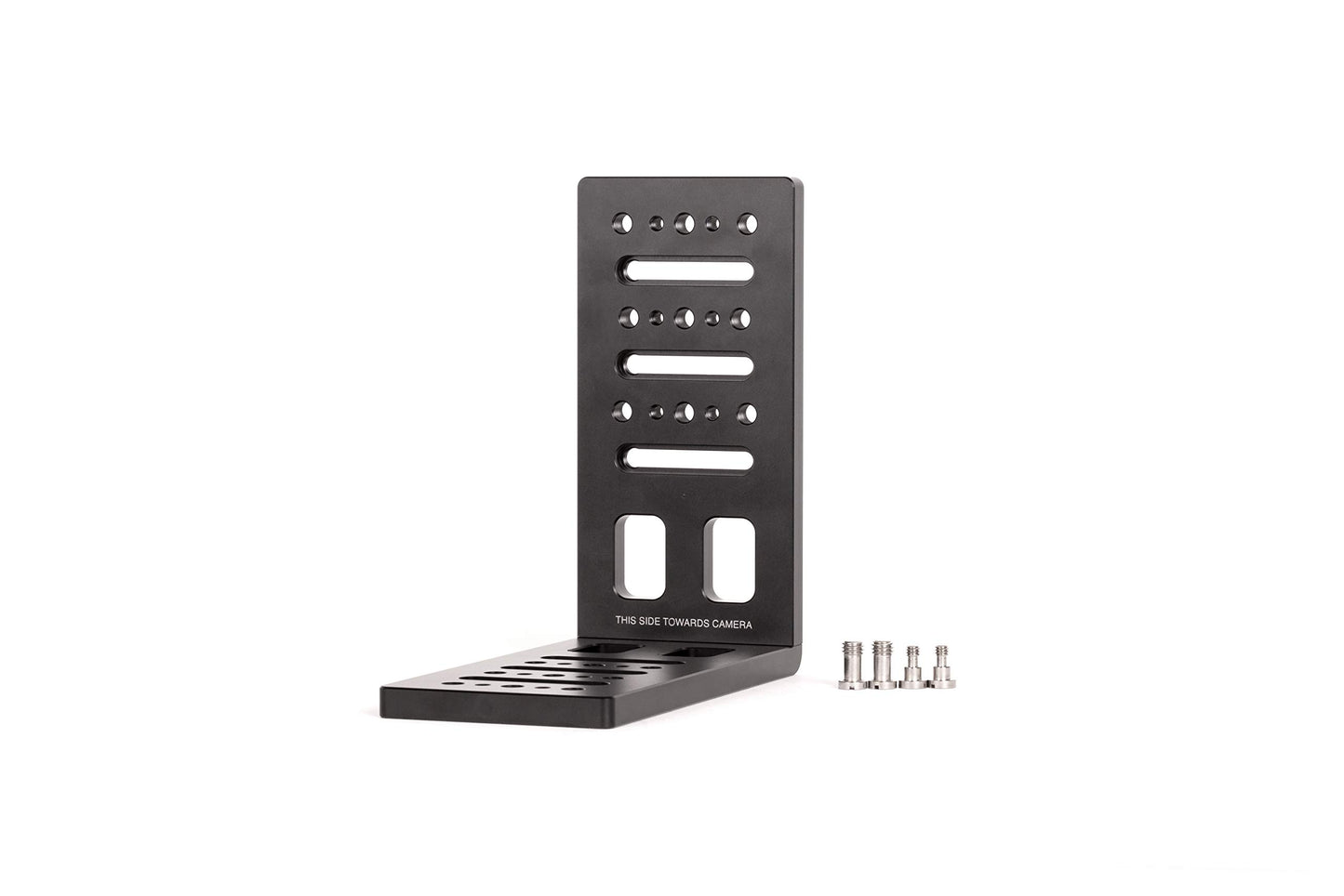 Wooden Camera Mini Vertical Camera Bracket, L-Shaped with 1/4-20 and 3/8-16 Threaded Holes, Made of Durable CNC Machined Aluminum, Small Version