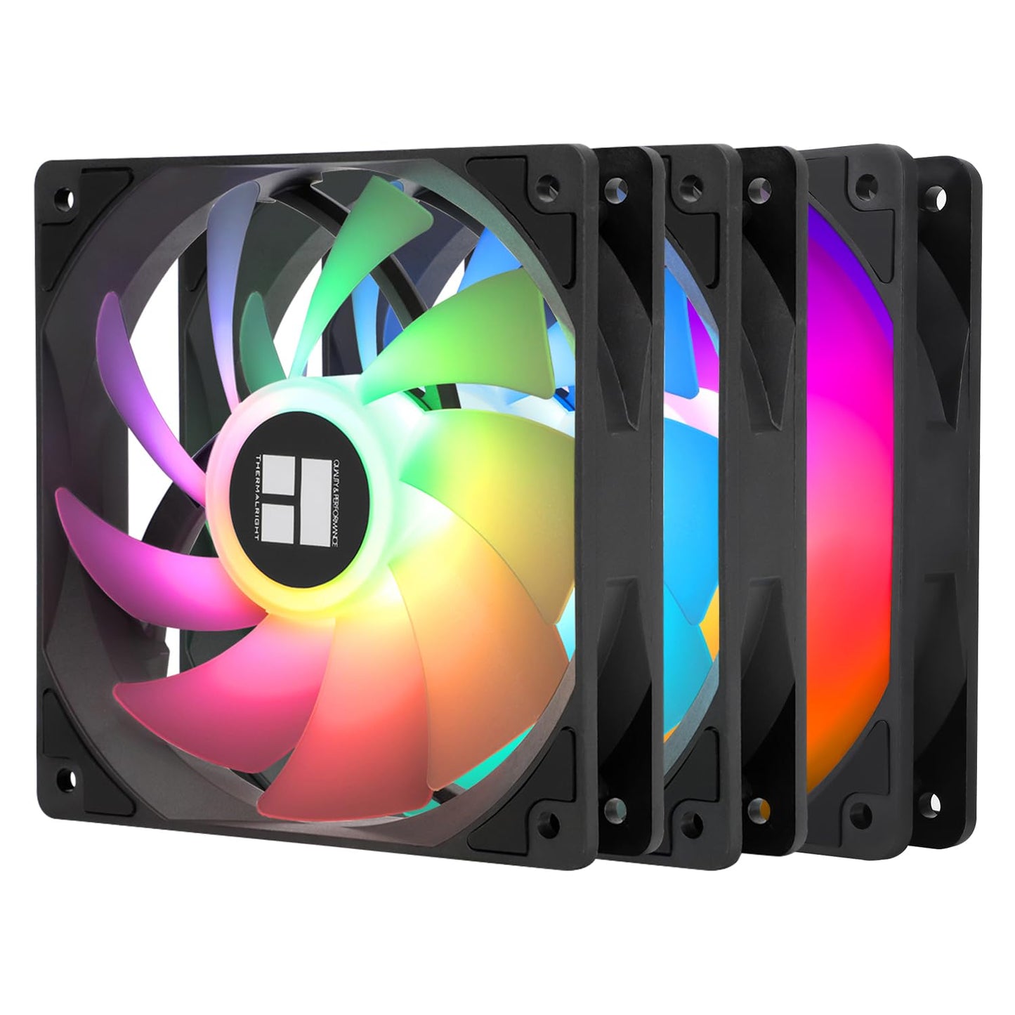 Thermalright TL-C12C-S X3 CPU Fan,120mm 4pin PWM Silent Computer Case Cooler Fan, with S-FDB Bearing Included, up to 1550RPM PC Cooling,ARGB?3
