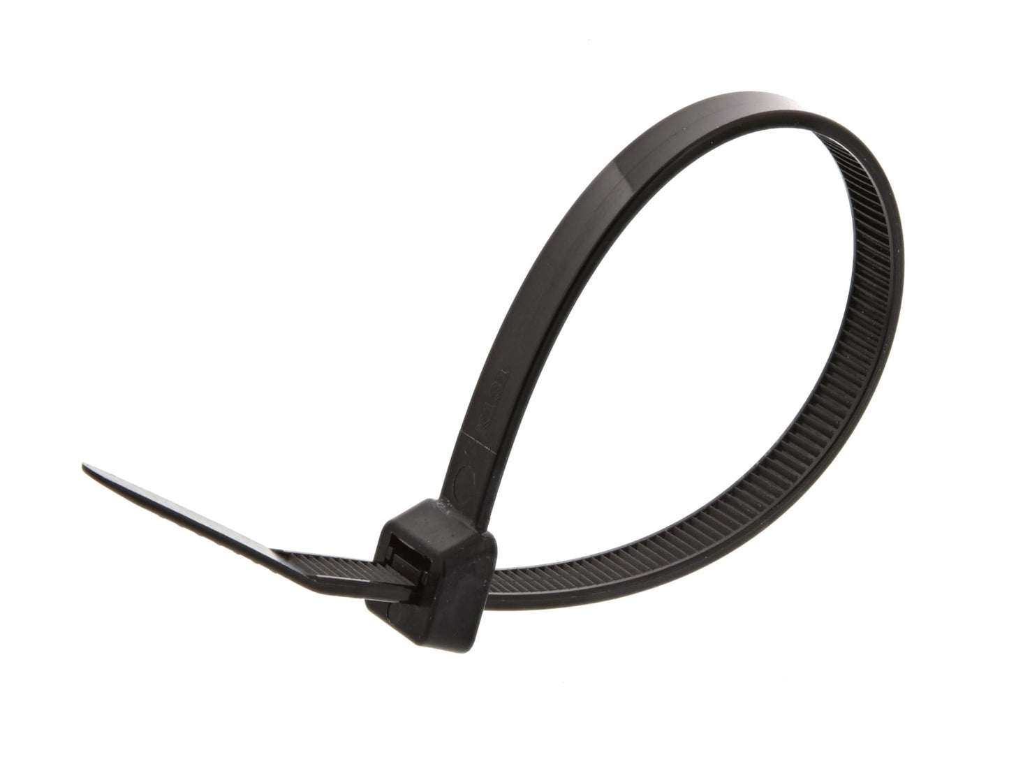 100 Qty 4 Inch Black Nylon 18 lb Cable Zip Ties | Made in The USA | BCP895