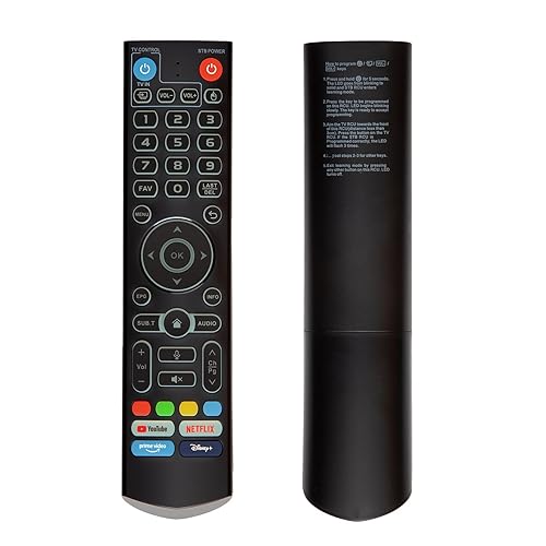 V3 Pro V3 Plus V5 Pro TV Box Voice Remote Control Replacement, Compatible with vSeeBox TV Box, Smart Bluetooth Voice Remote Control