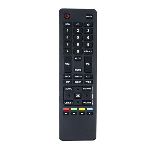 HTR-A18M Replaced Remote fit for Haier TV 32D3000 LE32M600M20 LE32F32200 LE24M600M80 LE24F33800 LE32M600M80 LE58F3281 LE39F32800 LE39M600M80 40D3500M