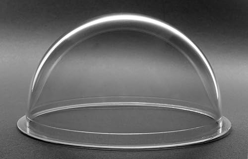 JMX 4.4 Inch Acrylic Indoor/Outdoor CCTV Clear Camera Dome Cover Security Camera Housing