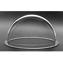 JMX 4.4 Inch Acrylic Indoor/Outdoor CCTV Clear Camera Dome Cover Security Camera Housing