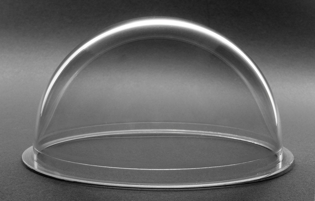 JMX 4.4 Inch Acrylic Indoor/Outdoor CCTV Clear Camera Dome Cover Security Camera Housing