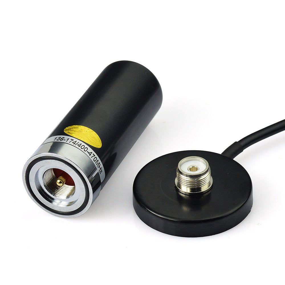 wlaniot Vehicle/Car Mobile Dual Band Antenna BNC Male Connector Magnetic Base Mount 5M RG58 Cable for BC125AT Scanner