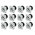 12 Pack Neutrik NAC3MPB-1 Powercon Receptacle Power Out Gray Rated 20A/250V (AC)