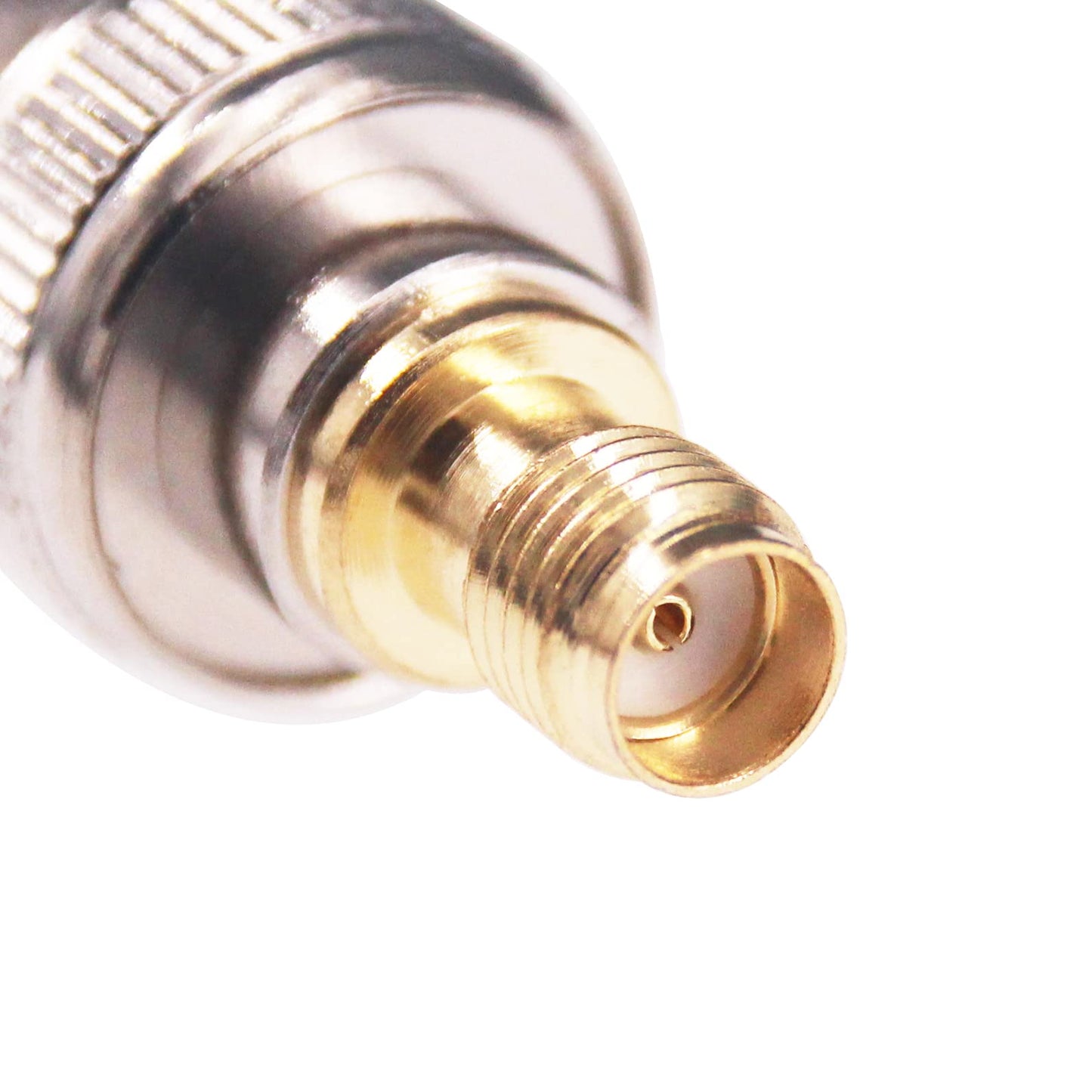 RFaha 5pcs BNC Male to SMA Female RF Coax Adapter BNC to SMA Coaxial Connector Adapter(F22-5)
