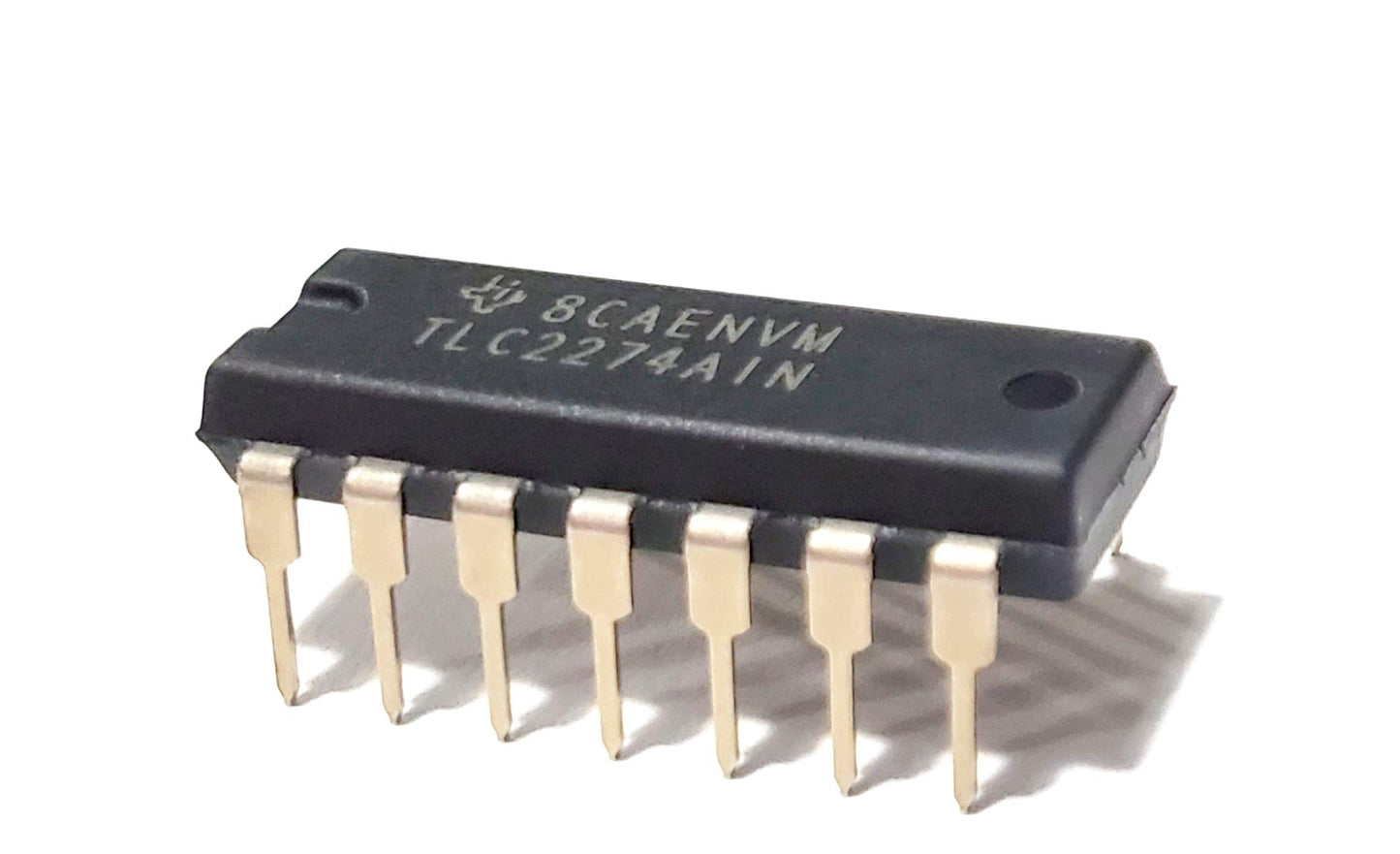 Juried Engineering TLC2274AIN TLC2274A TLC2274 Advanced LinCMOS™ Rail-to-Rail Quad Precision Operational Amplifier Op Amp Breadboard-Friendly IC