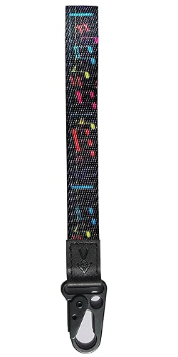 Wristlet Keychain, wrist lanyard for keys, Women's Keyrings,Wristlet Strap for Key, Hand Wrist Lanyard Key Chain Holder (Music)