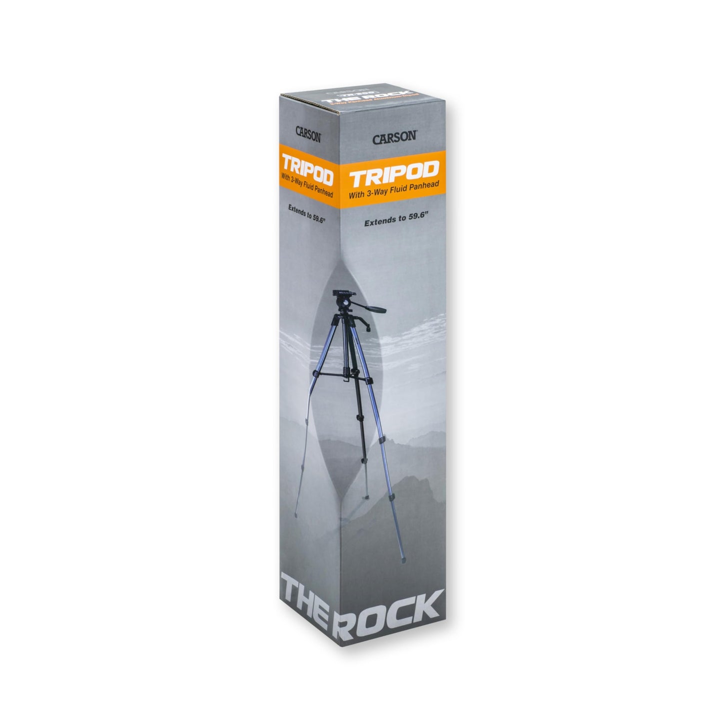 Carson The Rock Series 59.6'' 3-Way Fluid Panhead Tripod (TR-300)