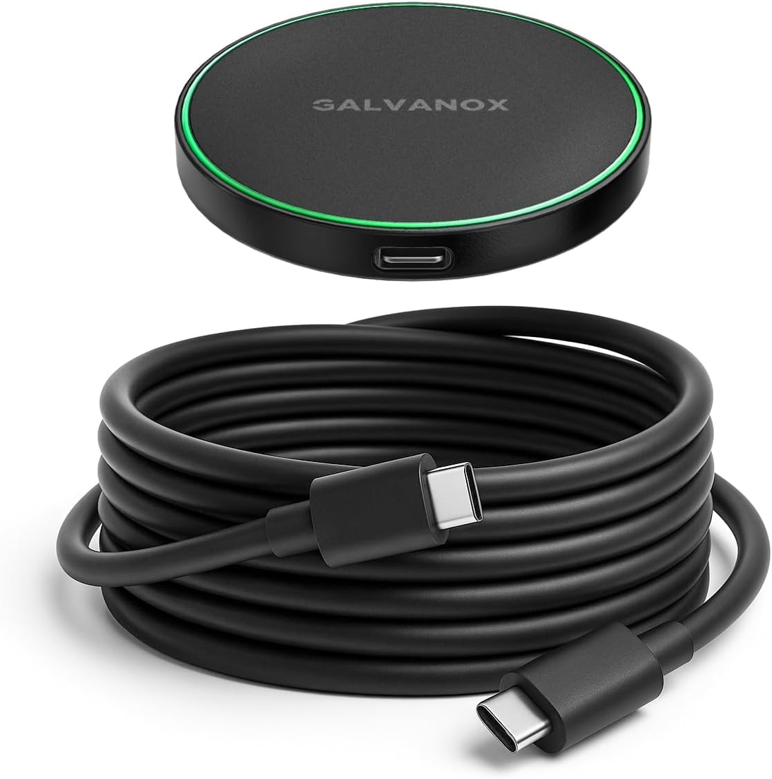 Magnetic Charger for Samsung, Fast Wireless Charging for Galaxy S26 Ultra, S25 S24 Plus and Android Devices - USB Type-C (6Ft)