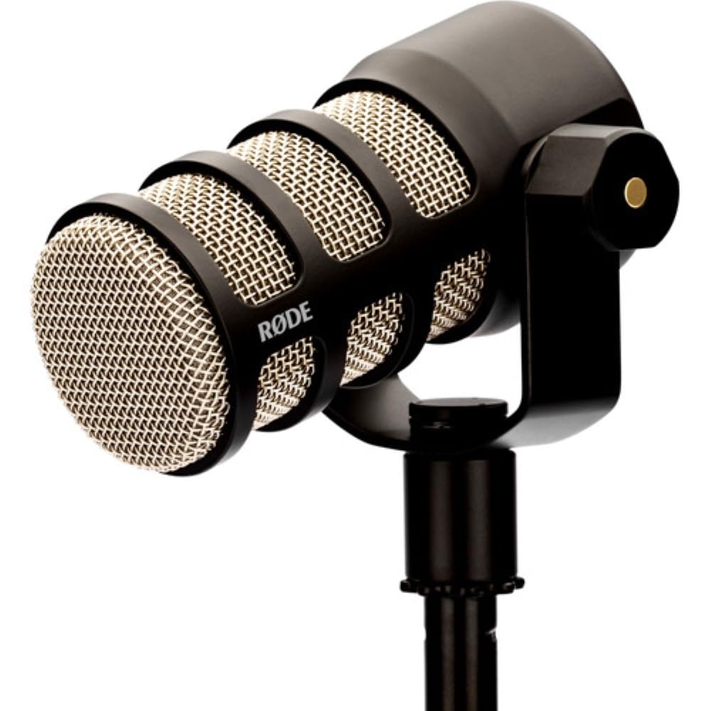 Rode PodMic Dynamic Podcasting Microphone Bundled with 20ft XLR Microphone Cable + Cleaning Cloth (3 Items)