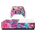MightySkins Glossy Glitter Skin for Microsoft Xbox One S All-Digital Edition - Paint Party | Protective, Durable High-Gloss Glitter Finish | Easy