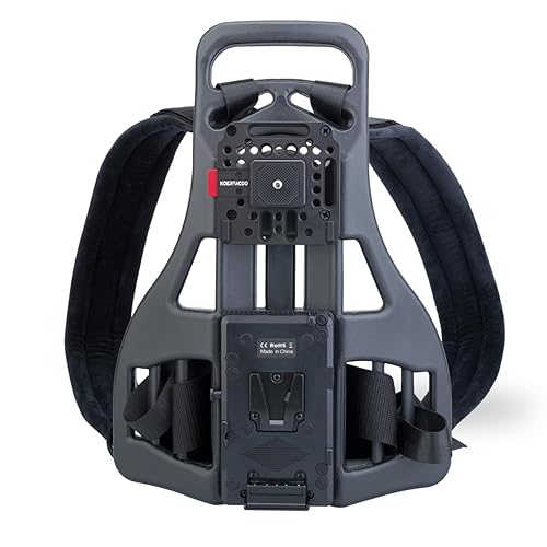KOERTACOO Video Outdoor Live Broadcast Power Backpack Vest Mobile Outdoor Clip Pusher, V-Mount Battery Clip Power Output Power Supply, Suitable
