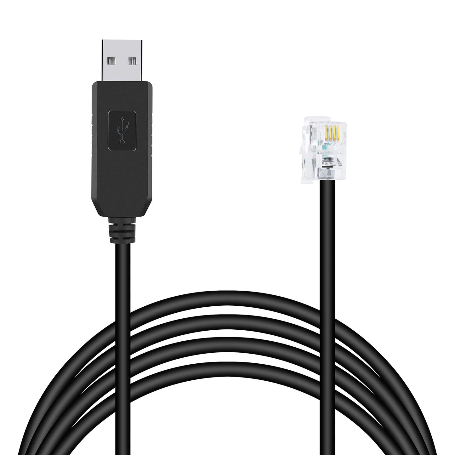 Meade 505 Telescope to PC Control Cable CP2102 RS232 RJ10 Serial Adapter Converter Connector Autostar Audiostar Cable Compatible for ETX127 ETX125